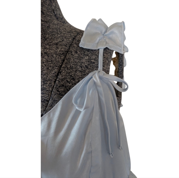 NWT Wild Fable Light Blue Rosette Coquette Mini Dress XXL - Picture 4 of 8